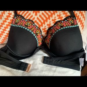 Colorful Bathing Suit Swim Top / Bra